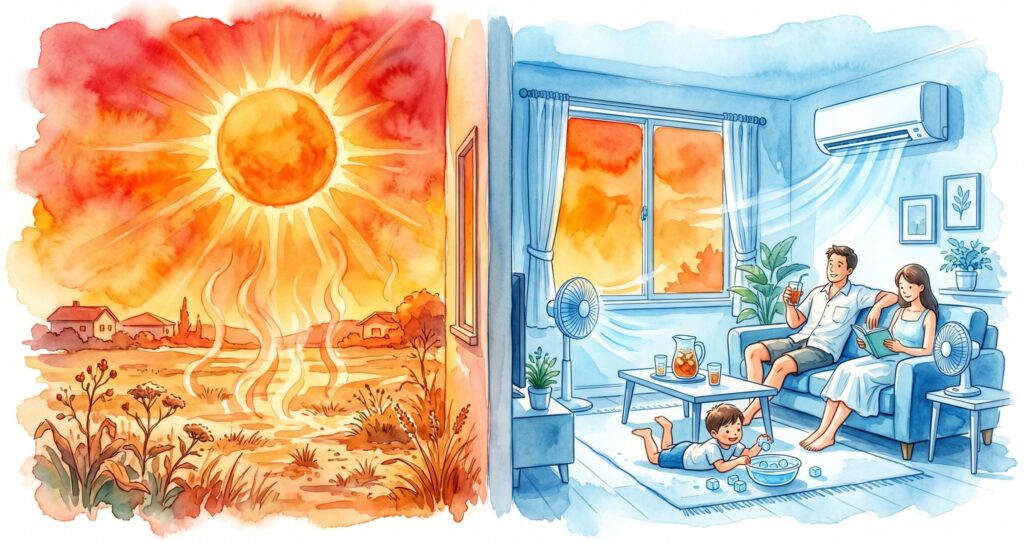 愛知県で一条工務店を建てるメリット：夏の暑さと高断熱の相