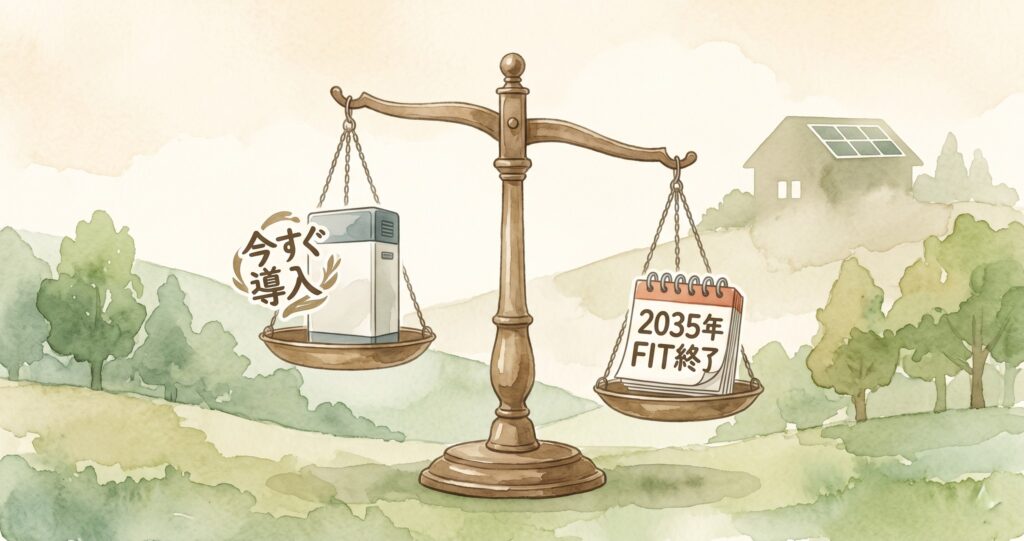 では今すぐ蓄電池を導入すべきか？我が家の現時点での結論