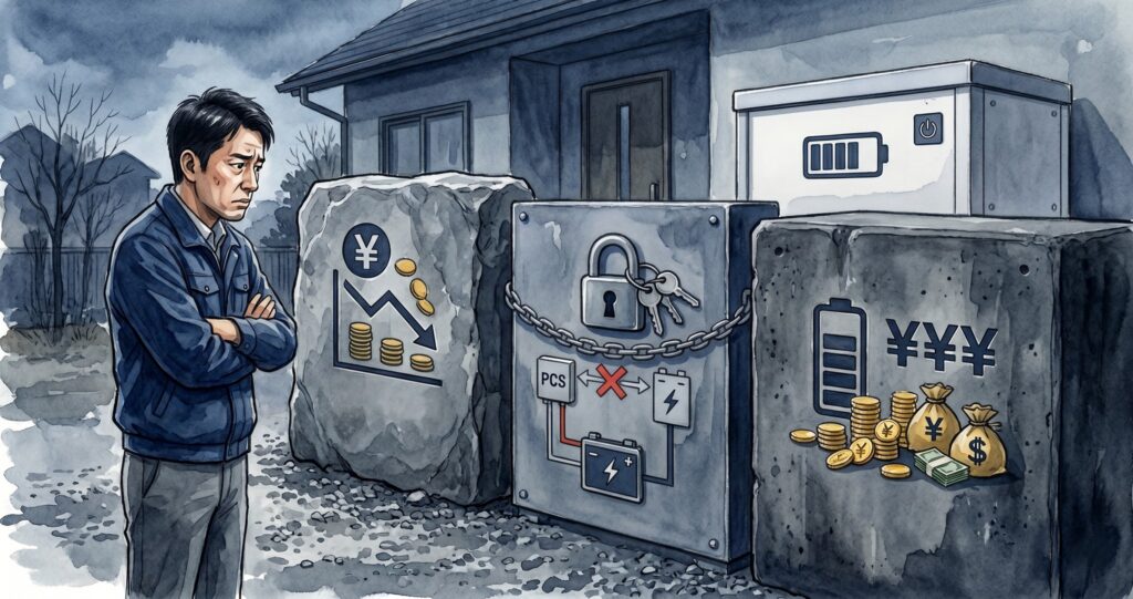 蓄電池を導入したいが、我が家には三重の壁がある