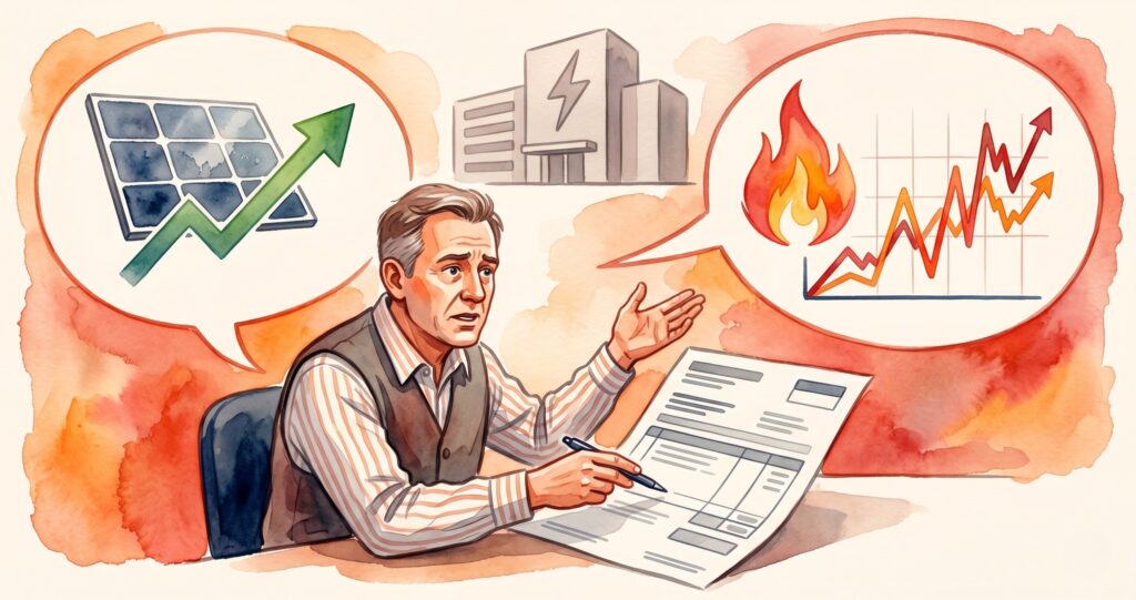 2025年に電気代が高くなった2つの理由