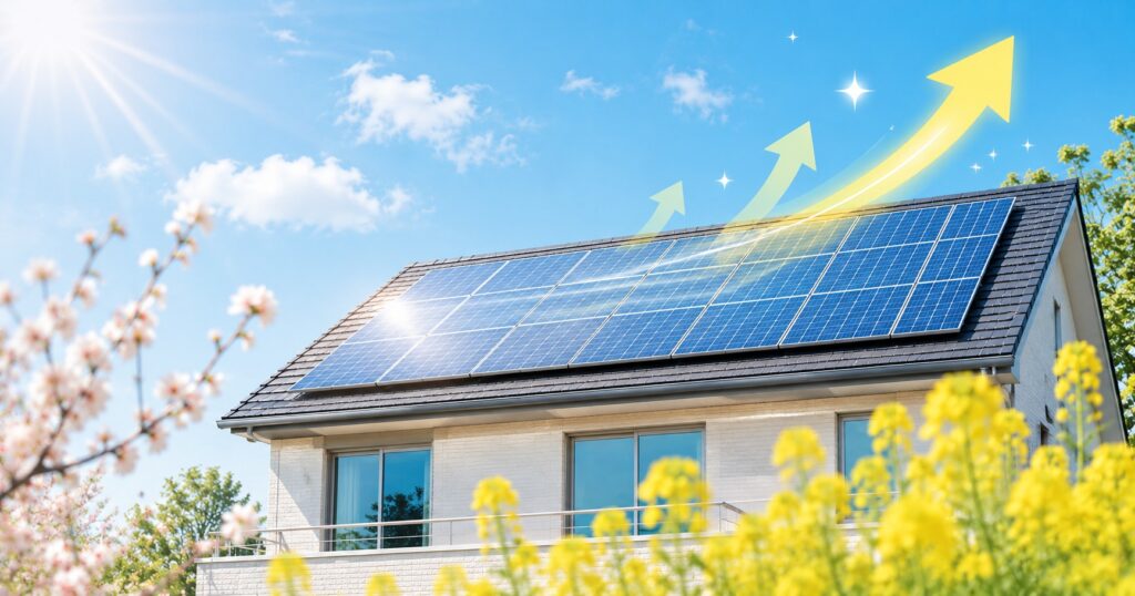 太陽光発電量が1,030kWhに回復した背景
