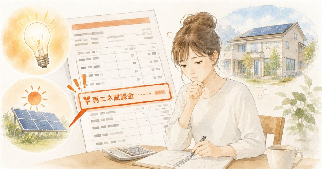 再エネ賦課金5,190円の重さ｜前年から170円増えた意味