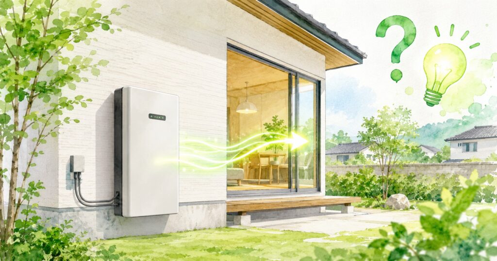 蓄電池がないと損する？我が家の本音