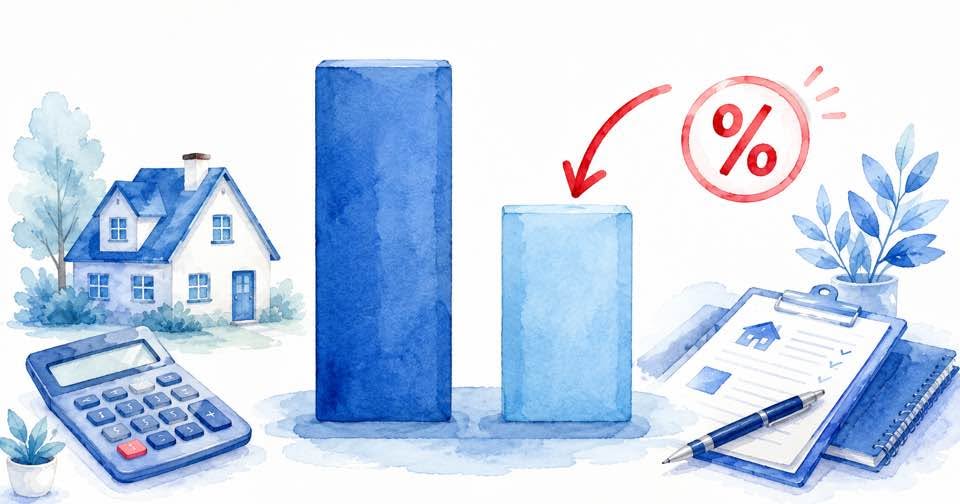 年末残高と借入限度額の小さい方に0.7%を掛ける住宅ローン控除の計算イメージ